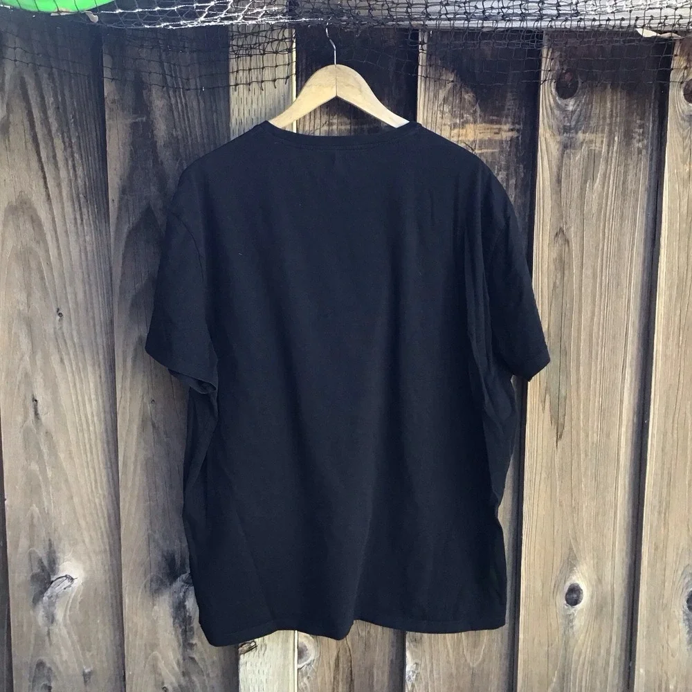 Polo Ralph Lauren Big Pony T-Shirt Black Red Logo Classic Fit Men's XXL